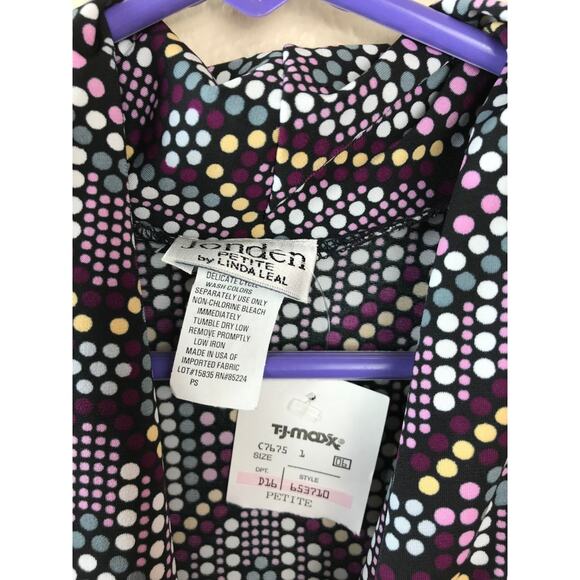 JONDEN by Linda Leal Women’s Geometric Print Sleeveless Top Size Petite Small PS - Picture 3 of 4